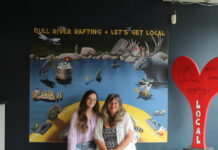 Fashion on the runway in downtown Minden