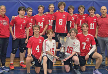 Junior boys volleyball team runner-up in COSSA