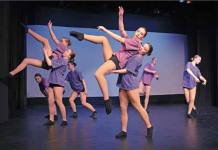 Strutting their stuff on stage