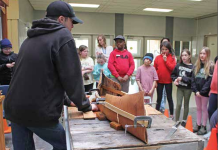 Connecting through canoe-building