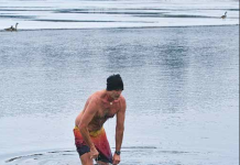 Keeping the frigid plunge streak alive