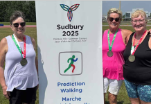 Walking into senior games with purpose