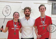 Red Hawks badminton pairs strike gold at COSSA