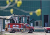 Building destroyed at Haliburton Biochar