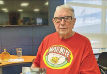 Blitz survivor brings history to Hal High