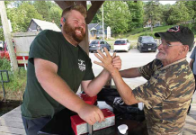 Haliburton arm wrestling club levels up