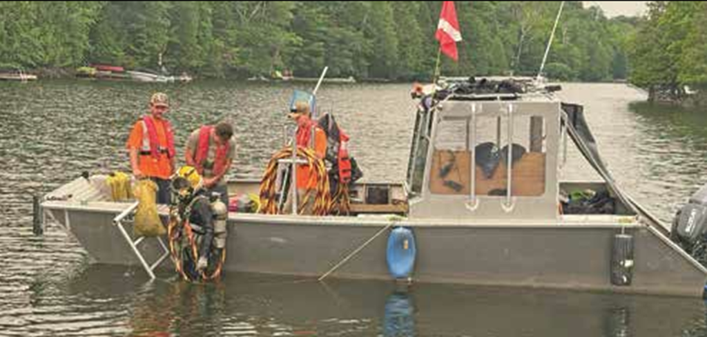 Drag Lake group combats invasive plant