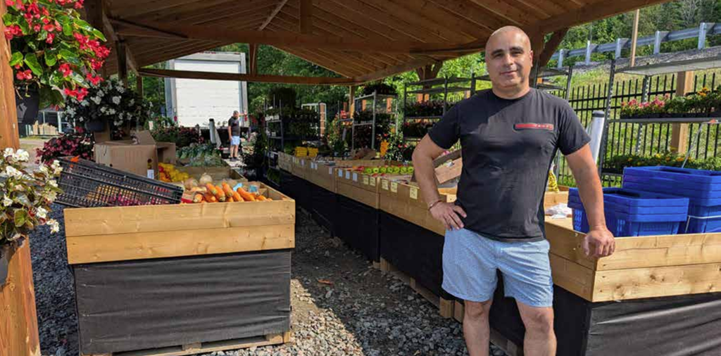 Summer farmers market on Twelve Mile