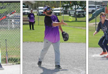 Minden mixed baseball hands out hardware